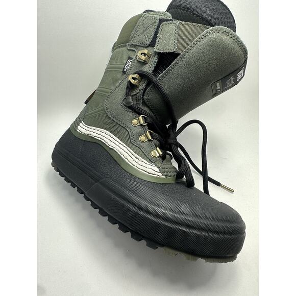 Vans Standard XF Snow MTE Boots Size 8.5 Mens Green Nyvelt Grapeleaf